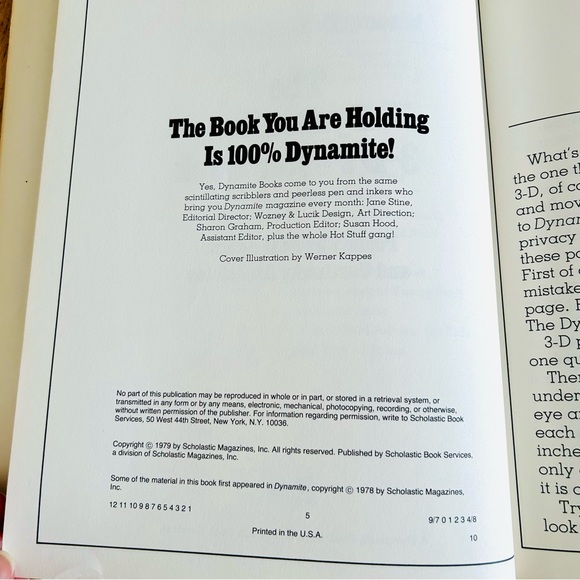 Dynamite Magazine Scholastic 3D Poster Book ALL 6 Posters Neal Adams NO GLASSES - Picture 3 of 10